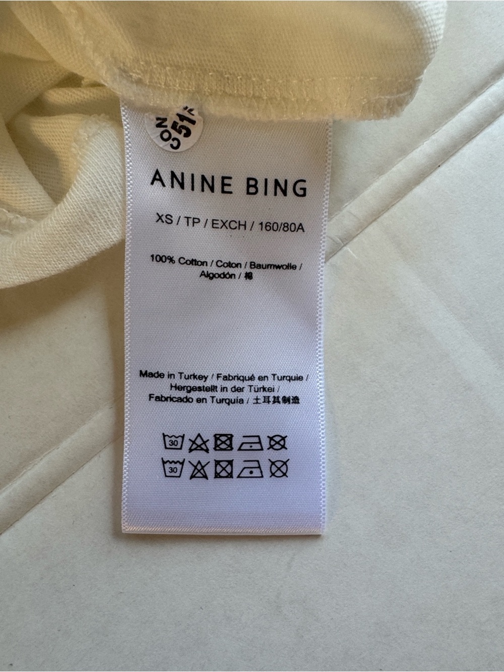 Anine Bing White 'Spirit of LA' Graphic Short Sleeve Tee - Picture 12 of 14